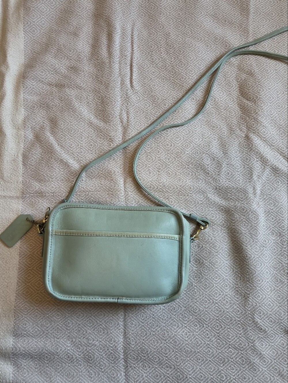 Vintage Coach Carnival Bag, Aqua